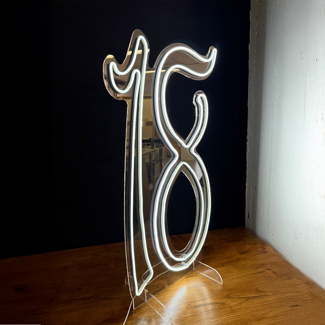 ElinorLab ™ 18 Led 90 cm NUMERI UNITI luce calda