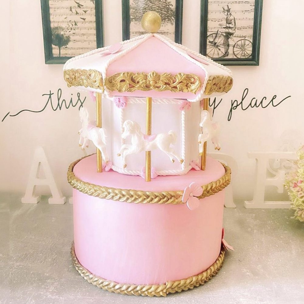 ElinorLab ™️ Torta SCENOGRAFICA - Giostra Cavallucci