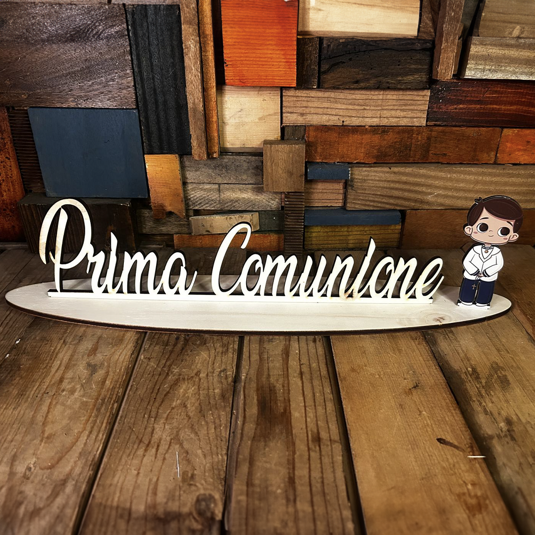 ElinorLab ™️ Scritta Prima Comunione con nome