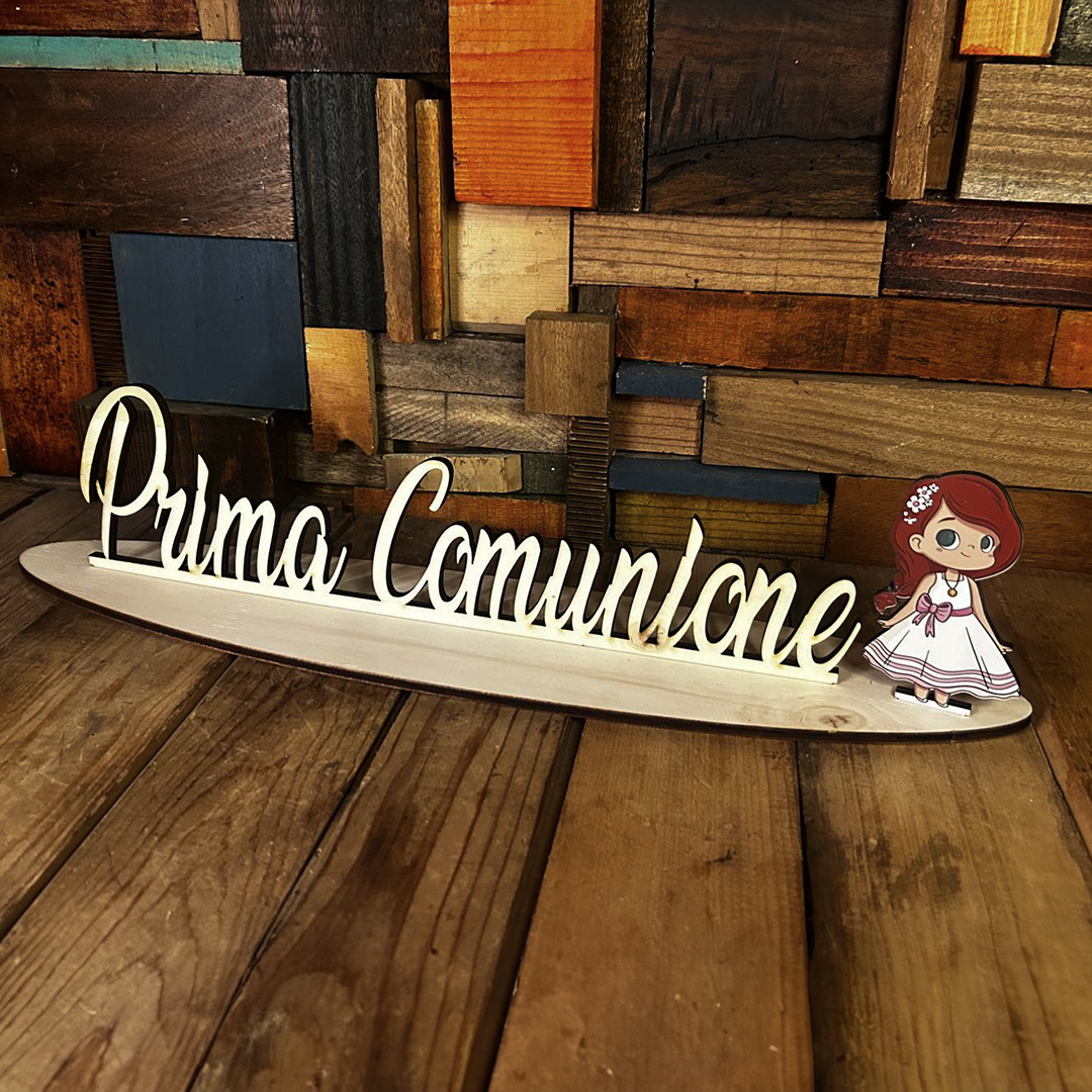 ElinorLab ™️ Scritta Prima Comunione con nome