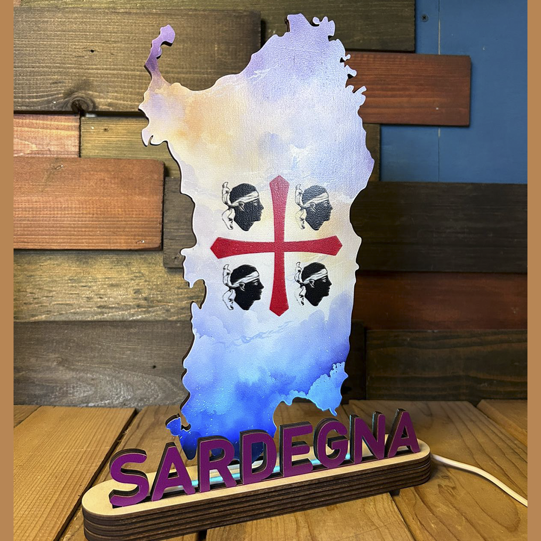 ElinorLab ™️ Lampada regione Sardegna