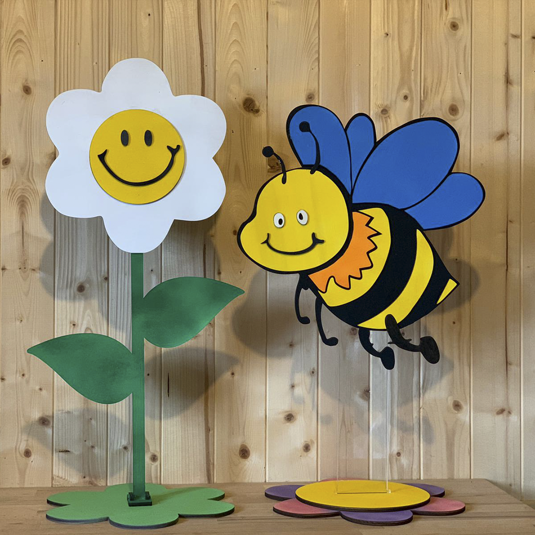ElinorLab ™️ Allestimento in legno tema Ape Bee