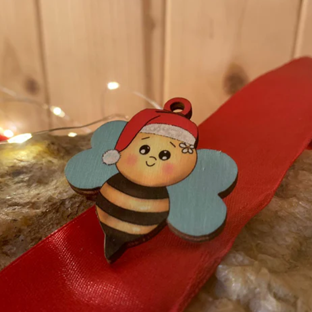 ElinorLab ™️ Apina da decoro in legno colorata
