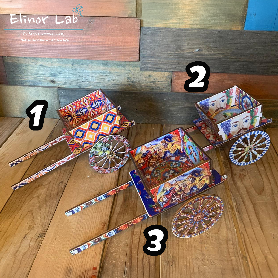 ElinorLab ™SOUVENIR CARRETTI SICILIANI