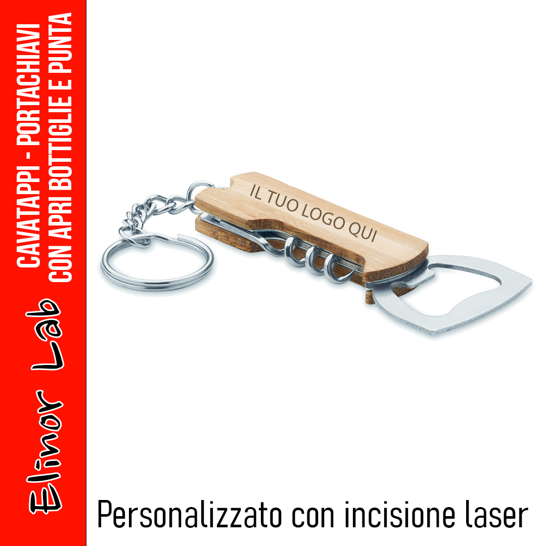 ElinorLab ™️ -Porta chiavi APRIBOTTIGLIE