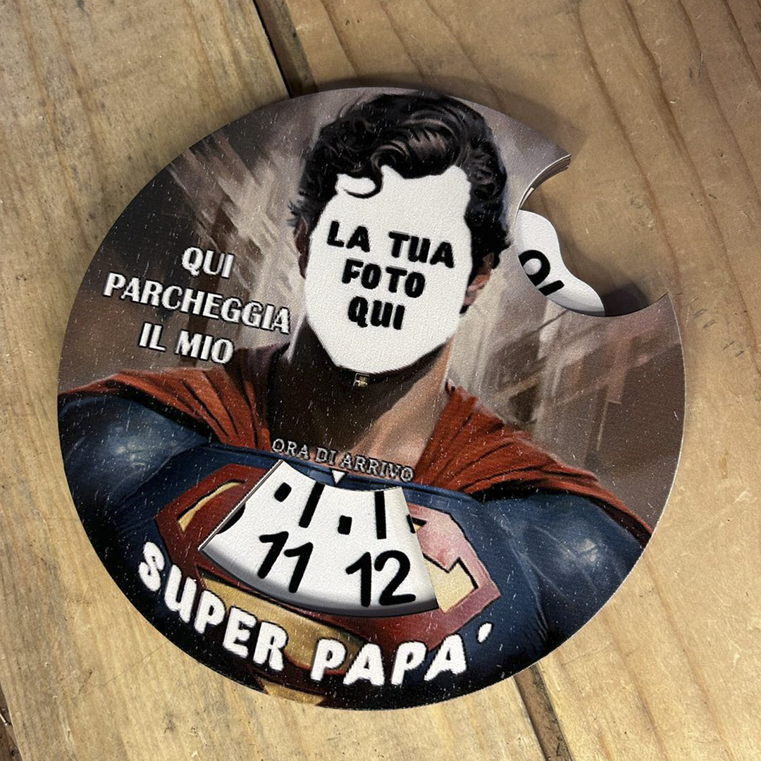 ElinorLab ™️ Disco orario SUPER PAPA'