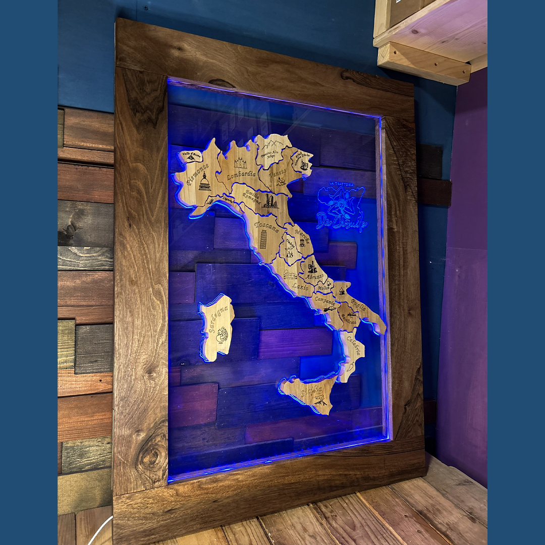 ElinorLab ™️ QUADRO luminoso ITALIA