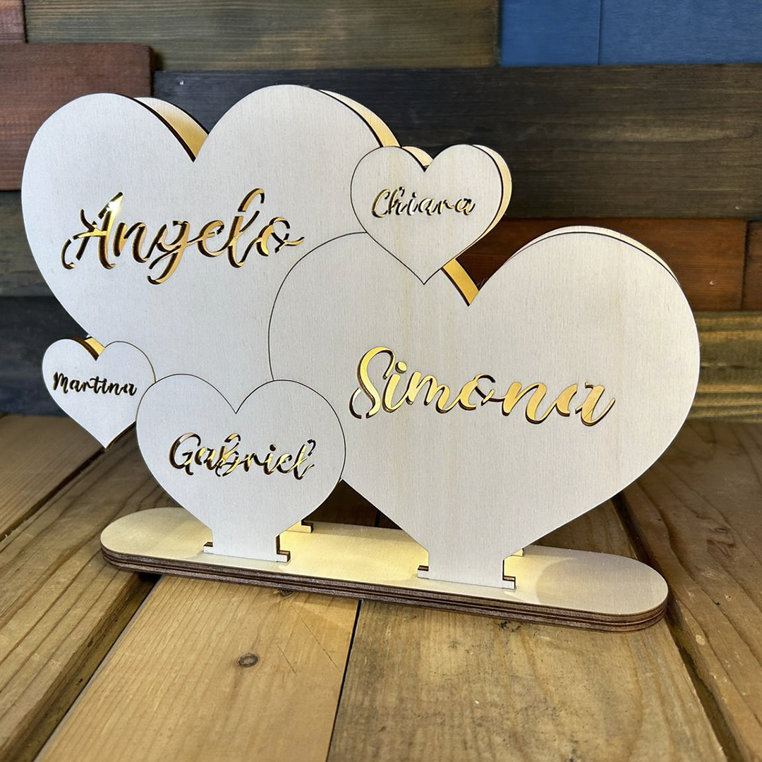 ElinorLab ™️ Lampada Cuori