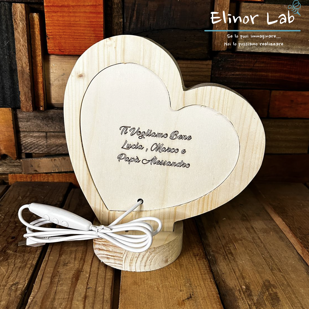 ElinorLab ™️ Lampada CUORE della mamma