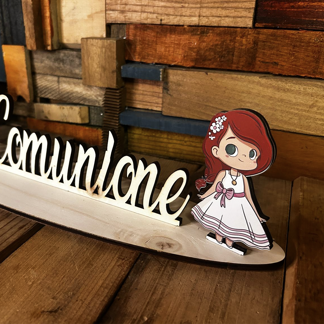 ElinorLab ™️ Scritta Prima Comunione con nome