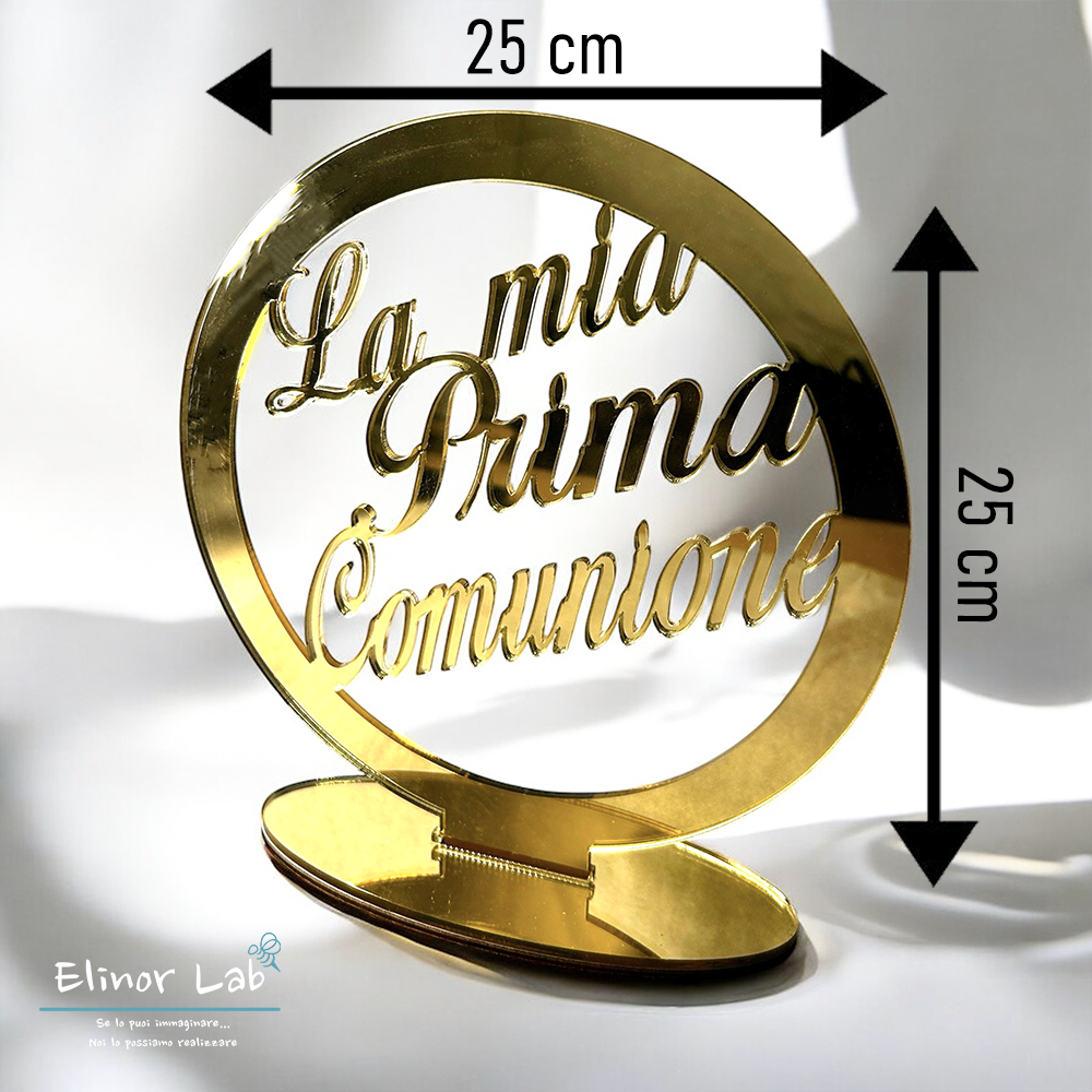 ElinorLab ™️ Centro Tavola - Scritta Tavolo delle bomboniere - in Plexiglas ORO