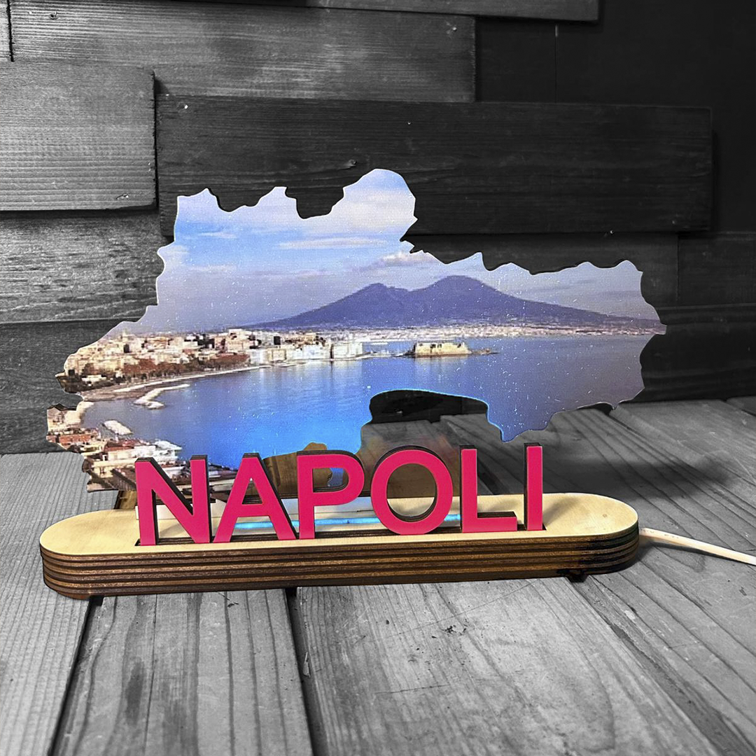 ElinorLab ™️ Lampada Golfo di Napoli regione Campania
