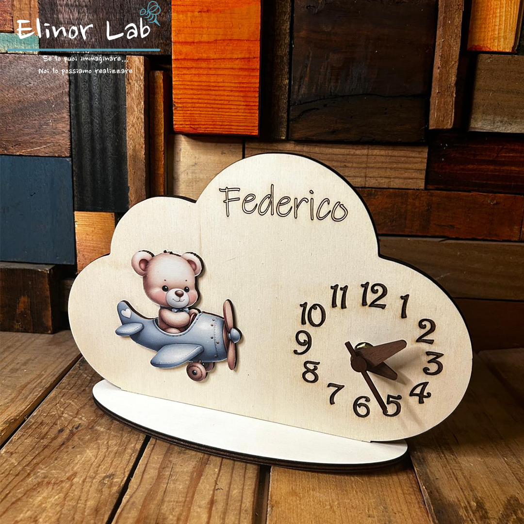 ElinorLab ™OROLOGIO NUVOLETTA