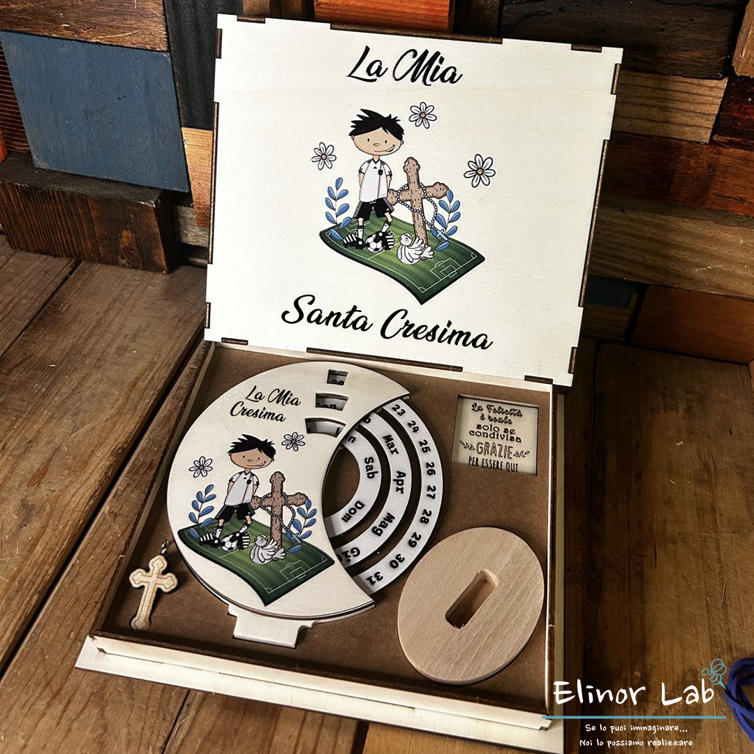 ElinorLab ™️ Calendario perpetuo - bomboniera Cresima