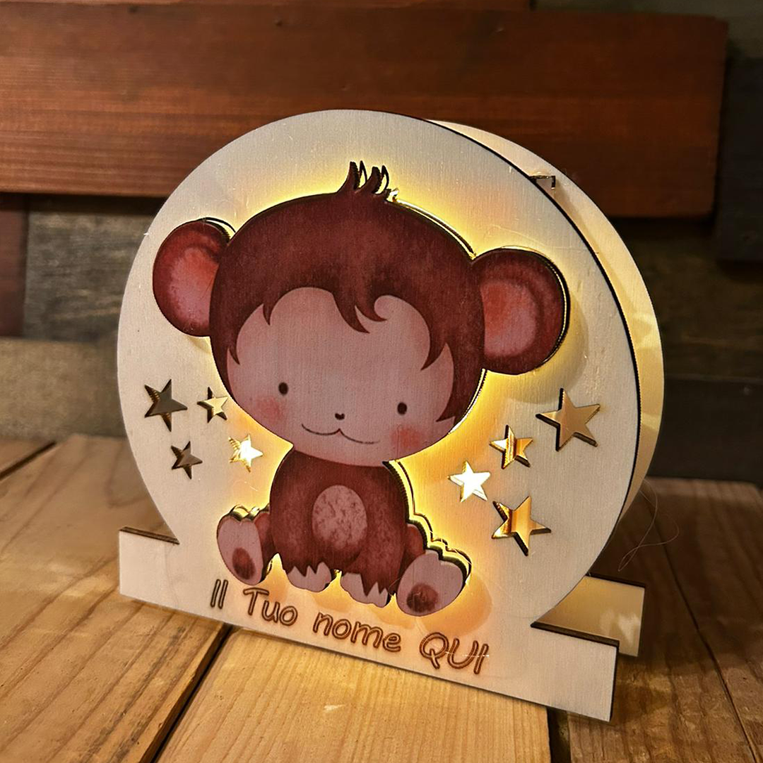 ElinorLab ™️ Le Animalotte - piccole Lampade personalizzabili