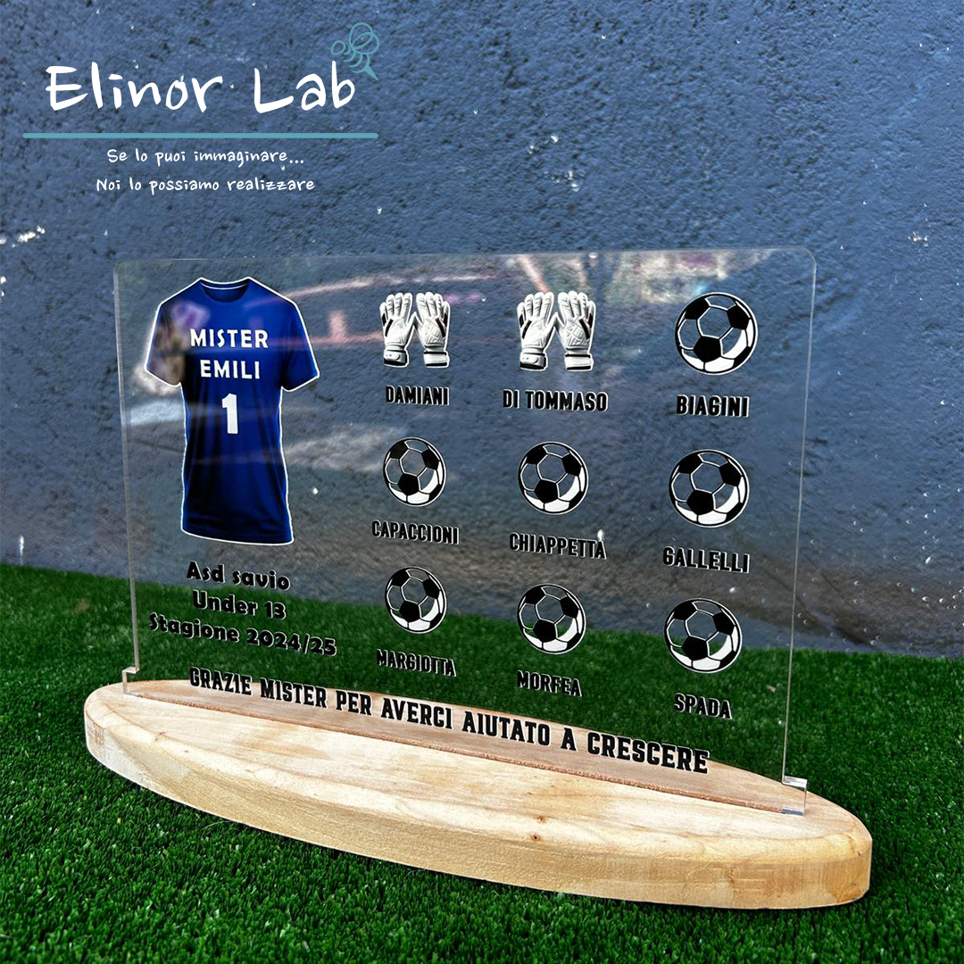 ElinorLab ™TARGHETTA MISTER