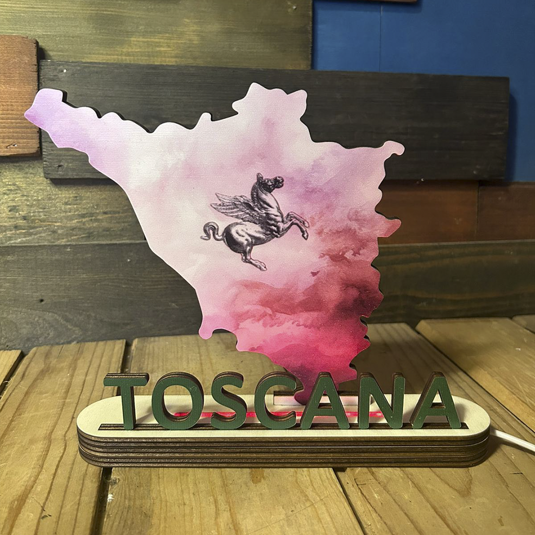 ElinorLab ™️ Lampada regione Toscana