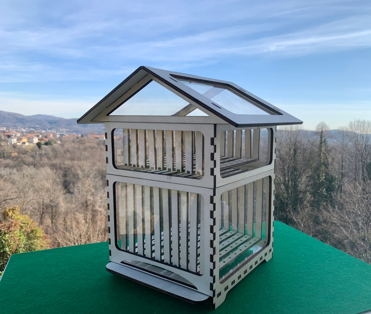 Elinorlab™ Arnia in Plexiglas e Legno per didattica (modello insegnante)