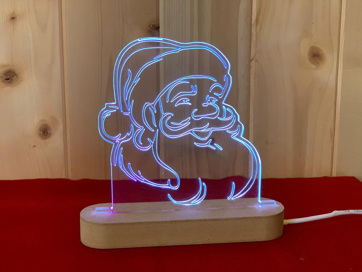 ElinorLab ™️ Lampada Babbo Natale
