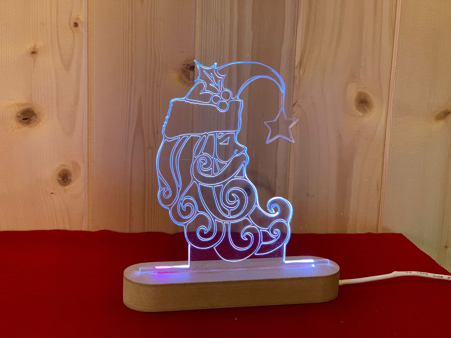 ElinorLab ™️ Lampada Babbo Natale della Luna