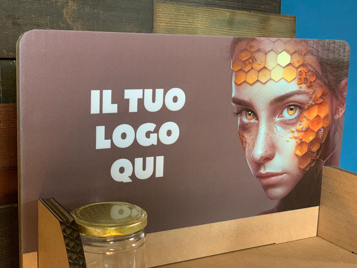 ElinorLab ™️ Espositore in cartone per barattoli standard