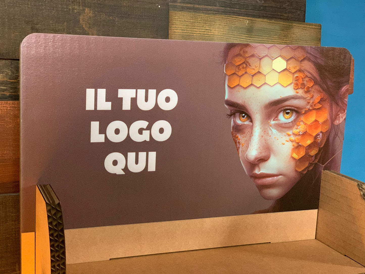 ElinorLab ™️ Espositore in cartone per barattoli standard