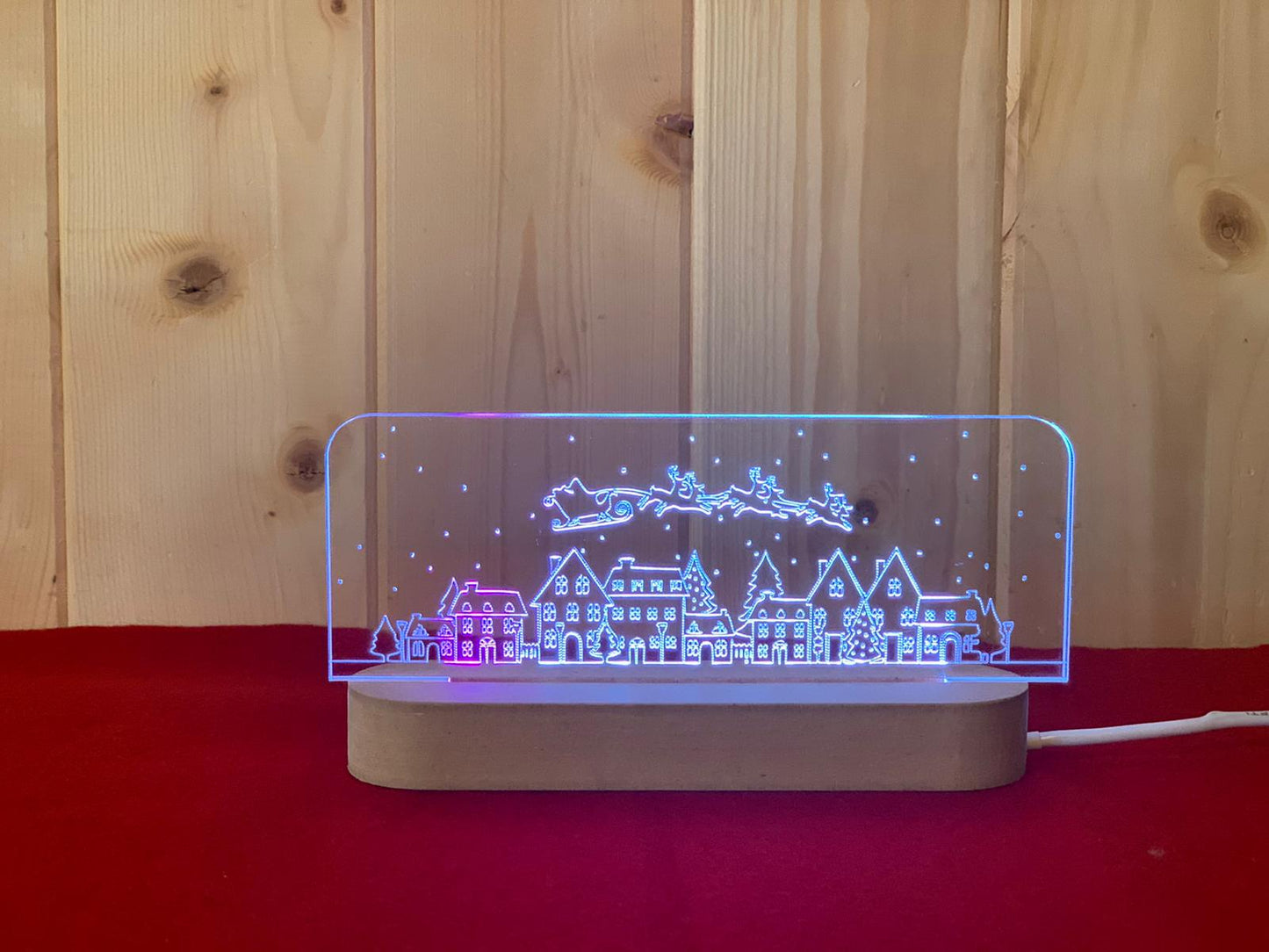 ElinorLab ™️ Lampada paesaggio di Natale