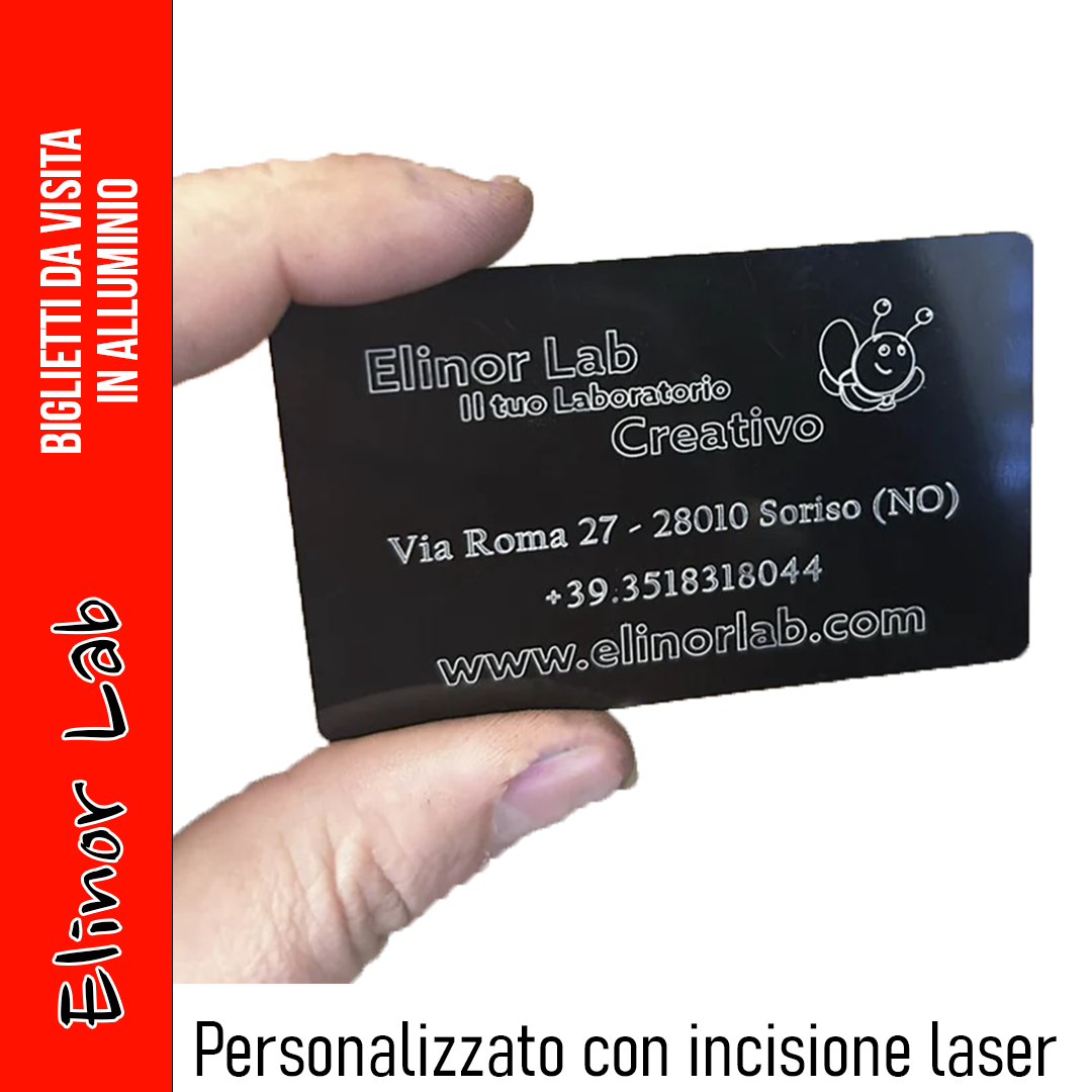 ElinorLab ™️ Biglietti da visita in Alluminio
