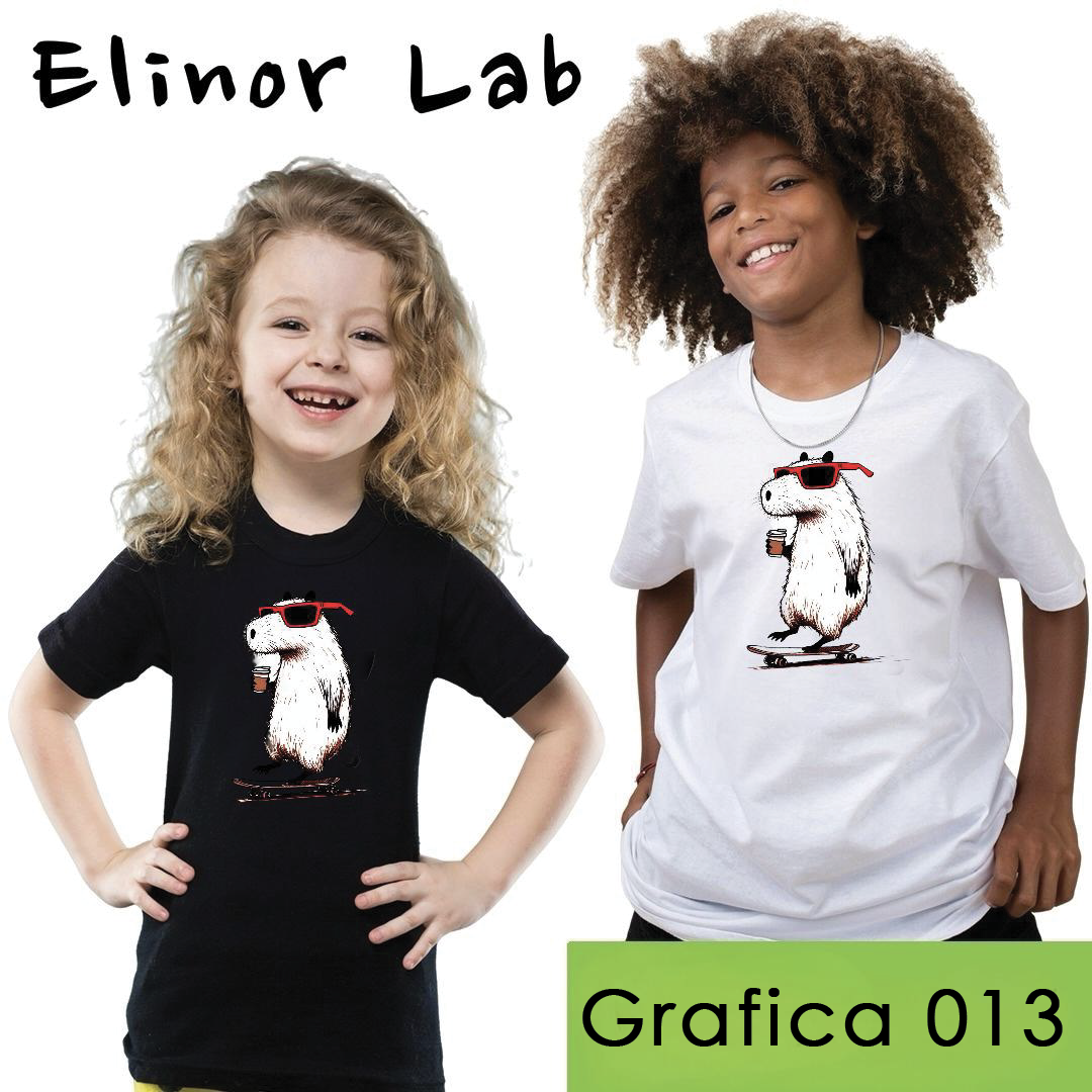 ElinorLab ™️ T-SHIRT - BIMBI - grafica a scelta