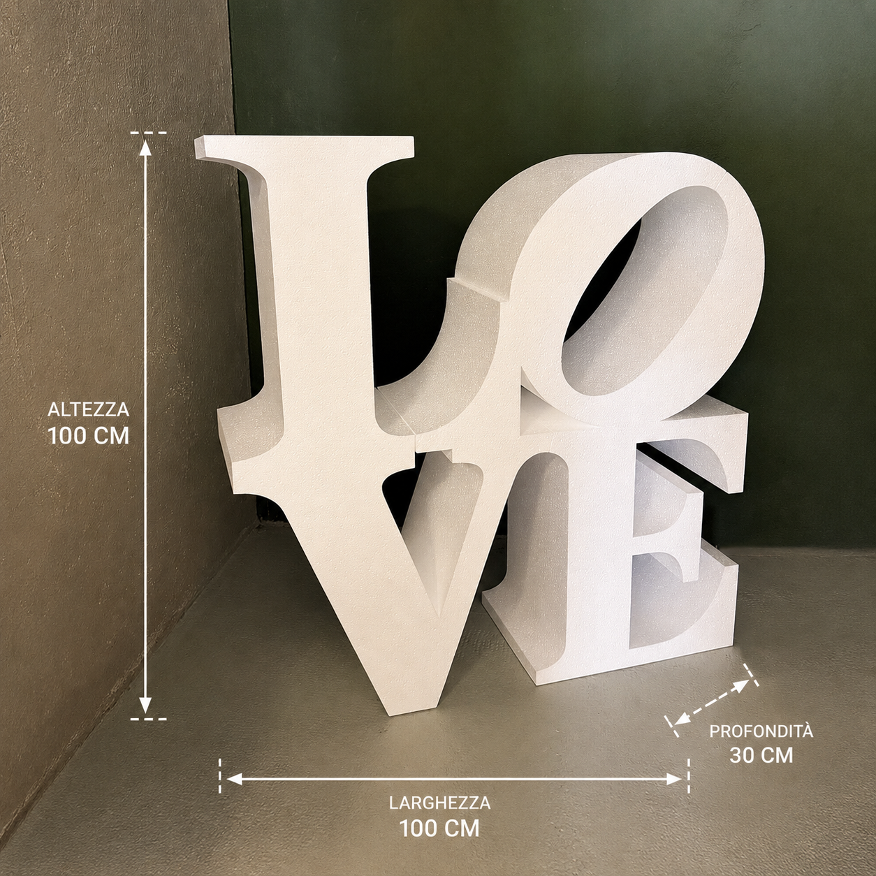 ElinorLab ™ SCRITTA LOVE 3 D