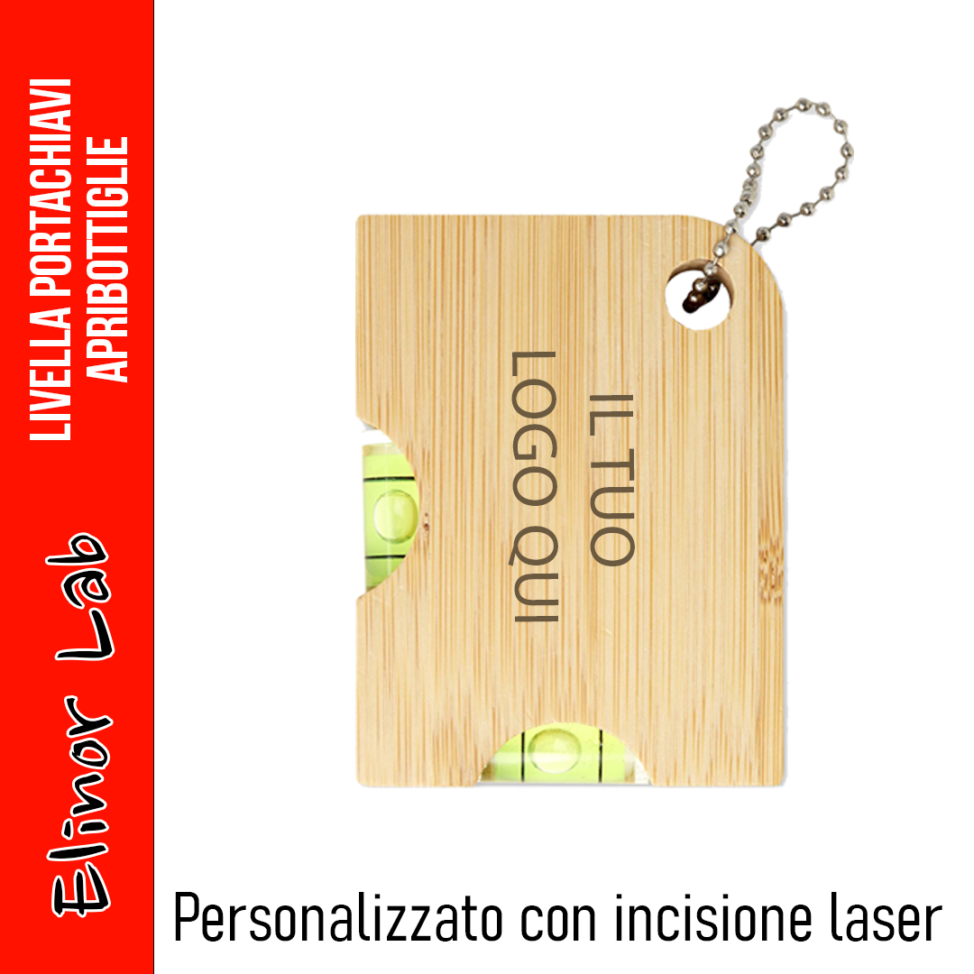ElinorLab ™️ -Porta chiavi LIVELLA & CAVATAPPI
