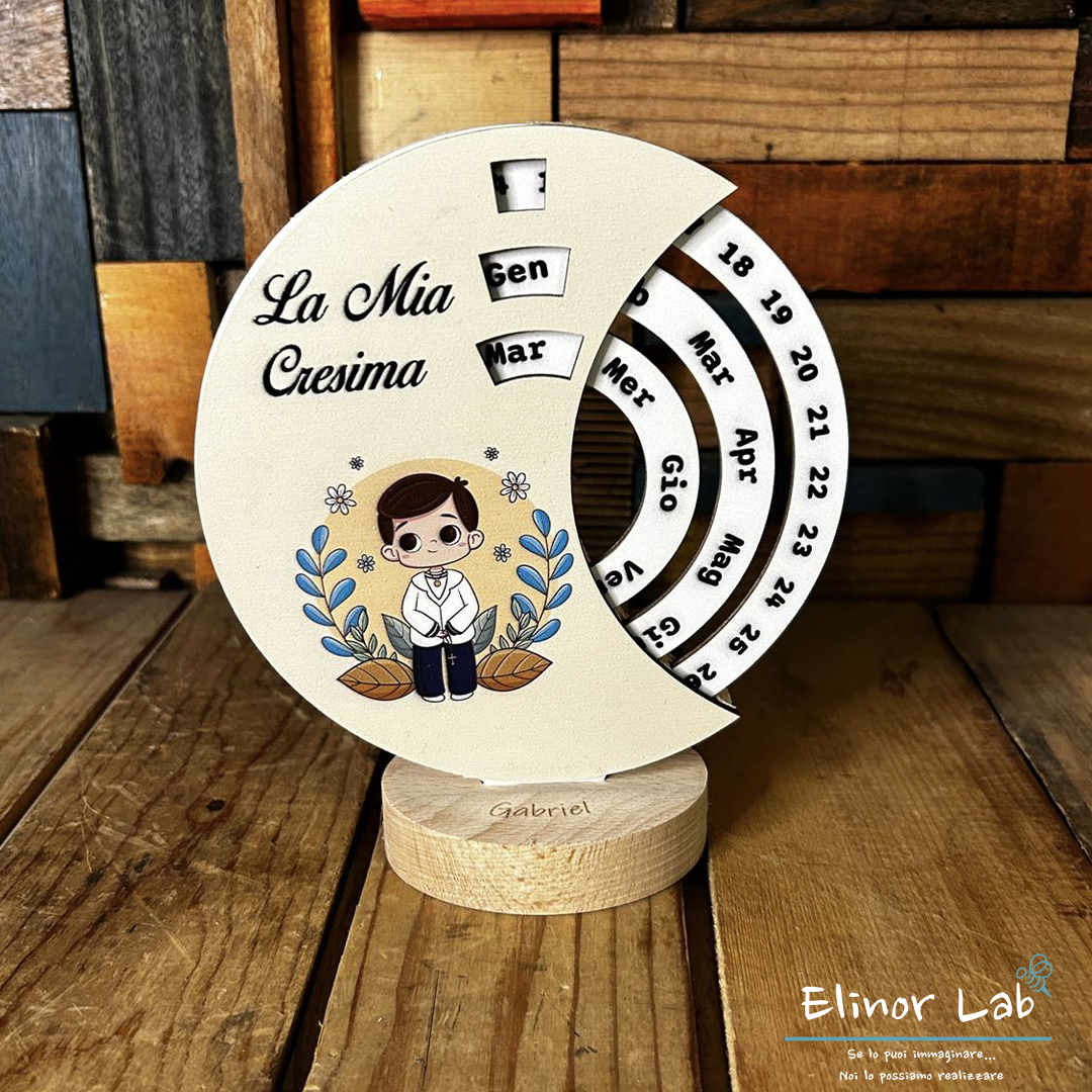ElinorLab ™️ Calendario perpetuo - bomboniera - Prima Comunione