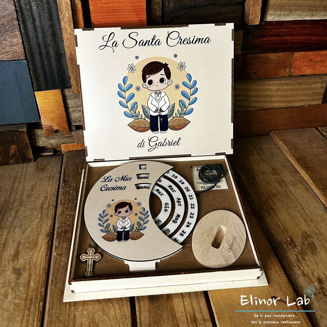 ElinorLab ™️ Calendario perpetuo - bomboniera Cresima