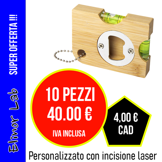 ElinorLab ™️ -Porta chiavi LIVELLA & CAVATAPPI