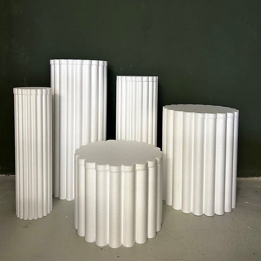 ElinorLab ™️ Cilindri Plissettati MODELLO 1 - da 5 pezzi