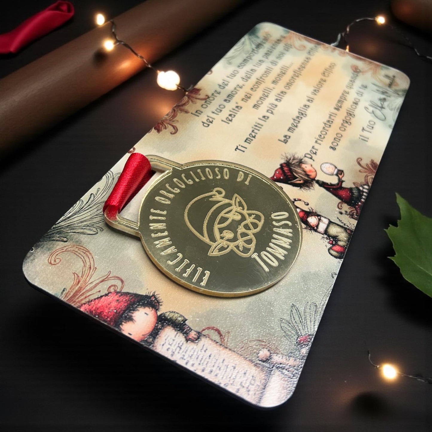 ElinorLab ™️Medaglia ELFICA - per bimbi non monelli