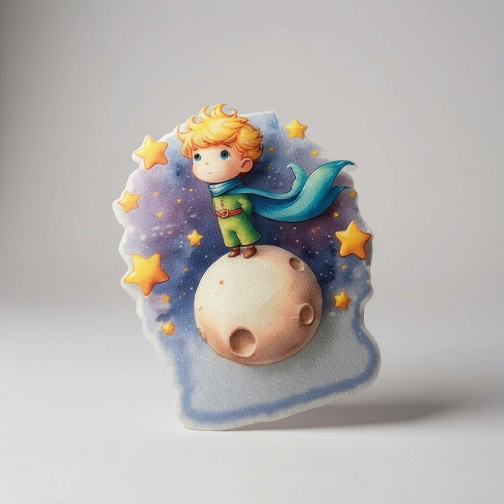 ElinorLab ™️ Calamita in legno PICCOLO PRINCIPE