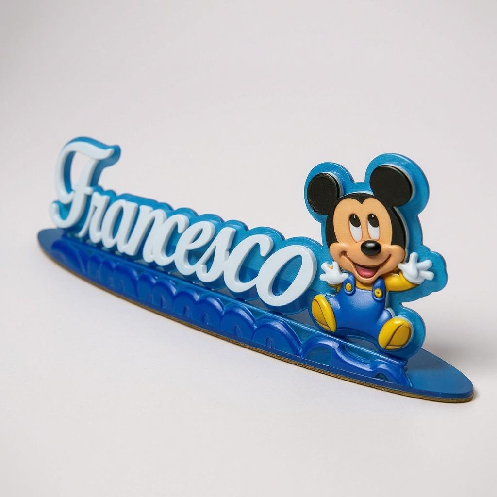 ElinorLab ™ SCRITTA IN 3D IN PLEXIGLASS