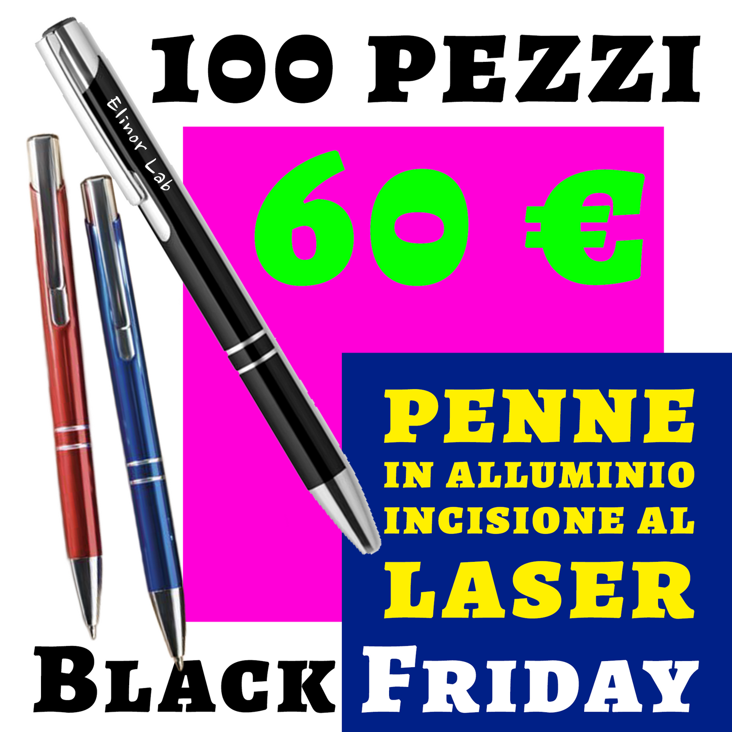 ElinorLab ™️ -Penne in alluminio personalizzate