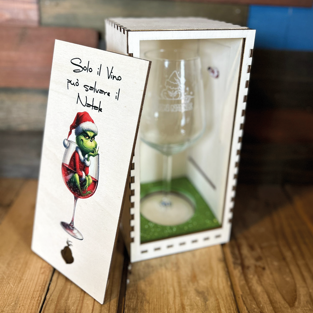 ElinorLab ™️ Grinch Box con calice personalizzabile