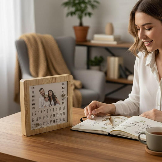 ElinorLab ™CALENDARIO MAGNETICO con foto