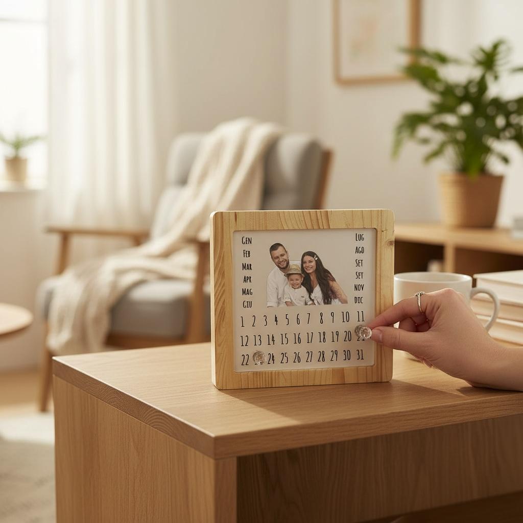 ElinorLab ™CALENDARIO MAGNETICO con foto