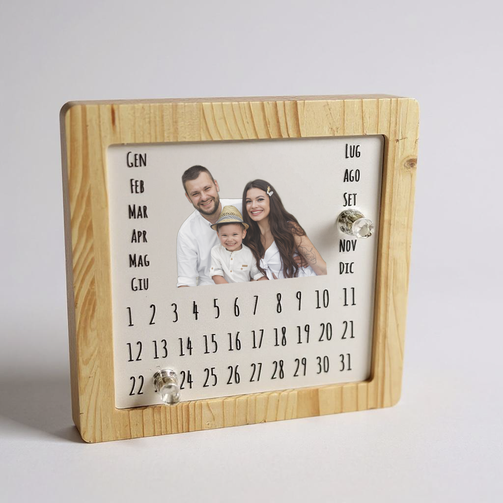 ElinorLab ™CALENDARIO MAGNETICO con foto