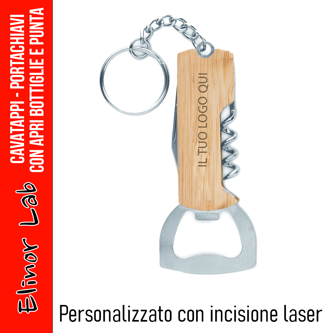 ElinorLab ™️ -Porta chiavi APRIBOTTIGLIE