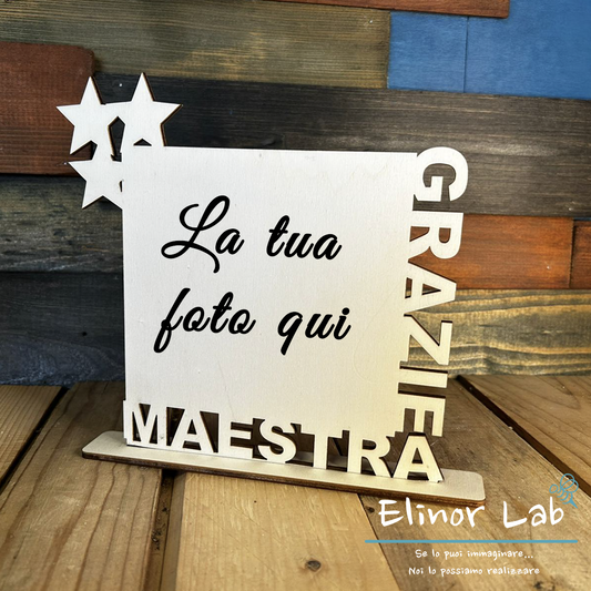 ElinorLab ™️ Cornice GRAZIE MAESTRA