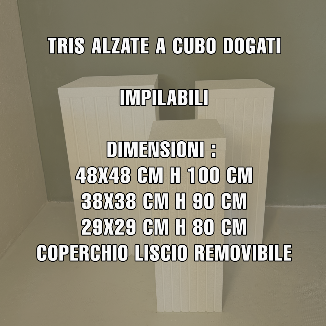 ElinorLab ™️ CUBI alzate - dogati - set da 3