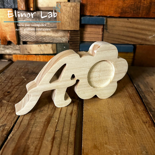 ElinorLab ™FIORE IN LEGNO MASSELLO
