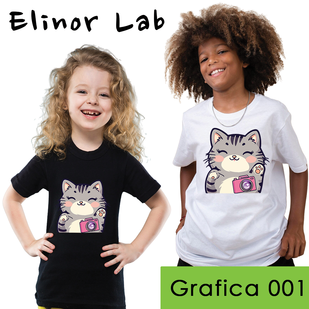 ElinorLab ™️ T-SHIRT - BIMBI - grafica a scelta
