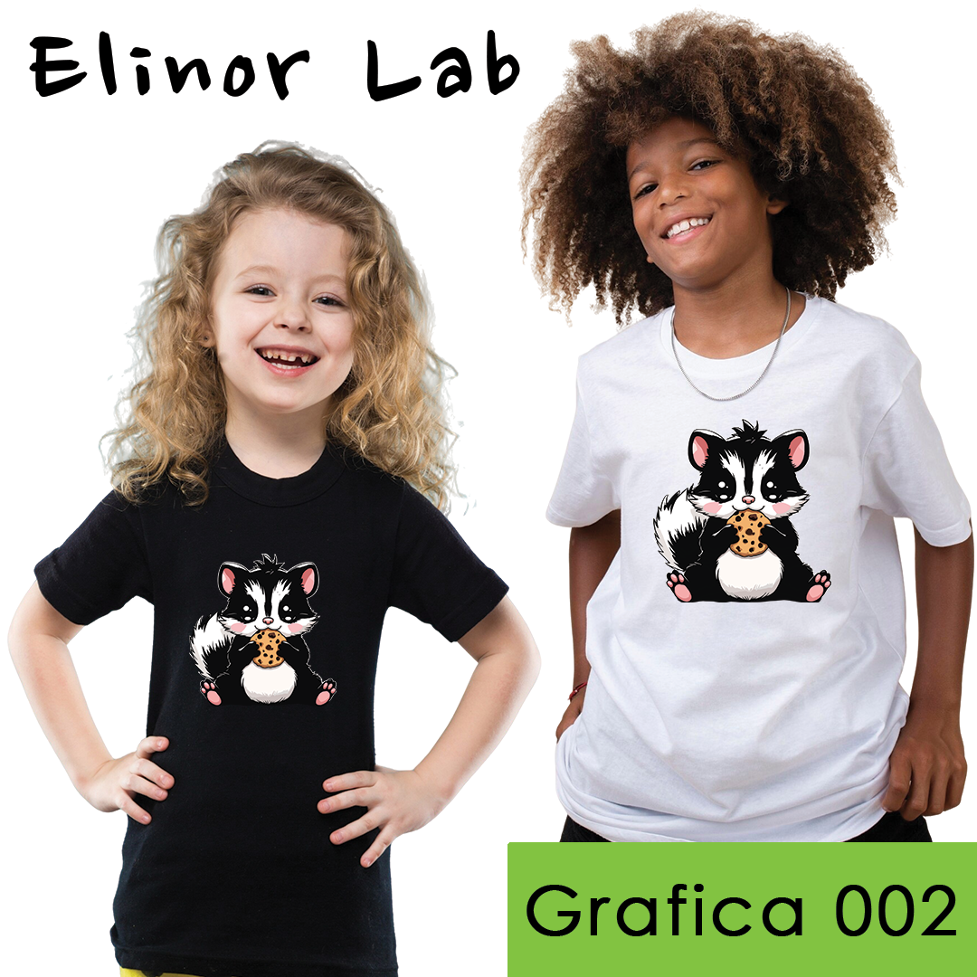 ElinorLab ™️ T-SHIRT - BIMBI - grafica a scelta