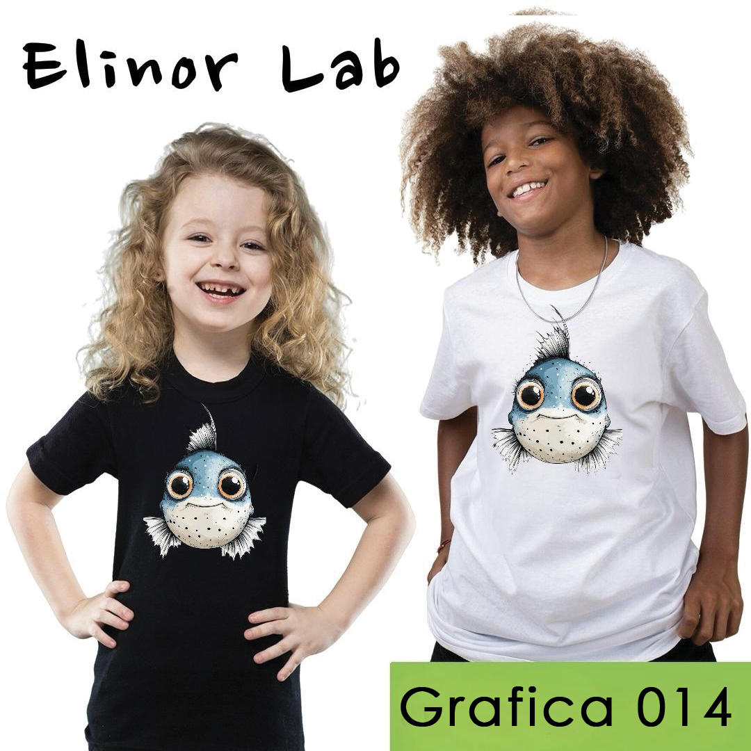 ElinorLab ™️ T-SHIRT - BIMBI - grafica a scelta